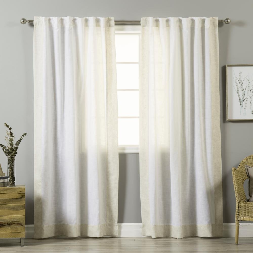Linen Curtain white