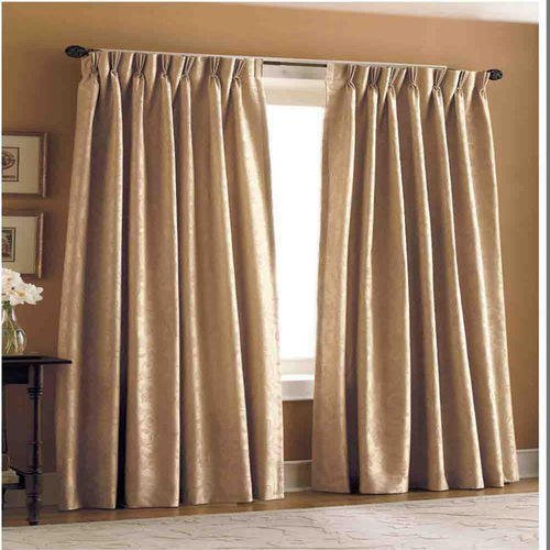 Pinch Pleat Curtains brown
