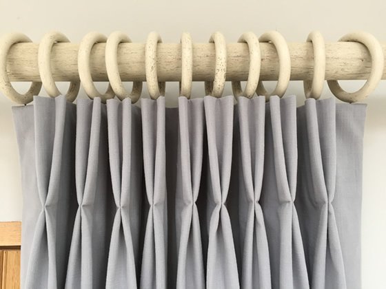 Pinch Pleat Curtains gray